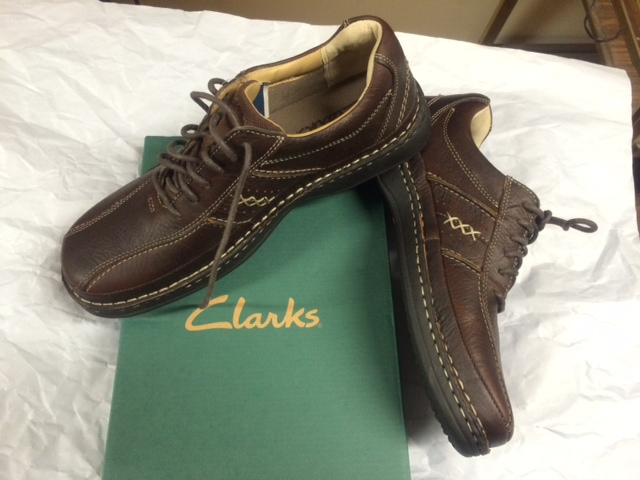 Clarks ENGLAND 72343 Brown Oily Longhop Men's Leather Shoes